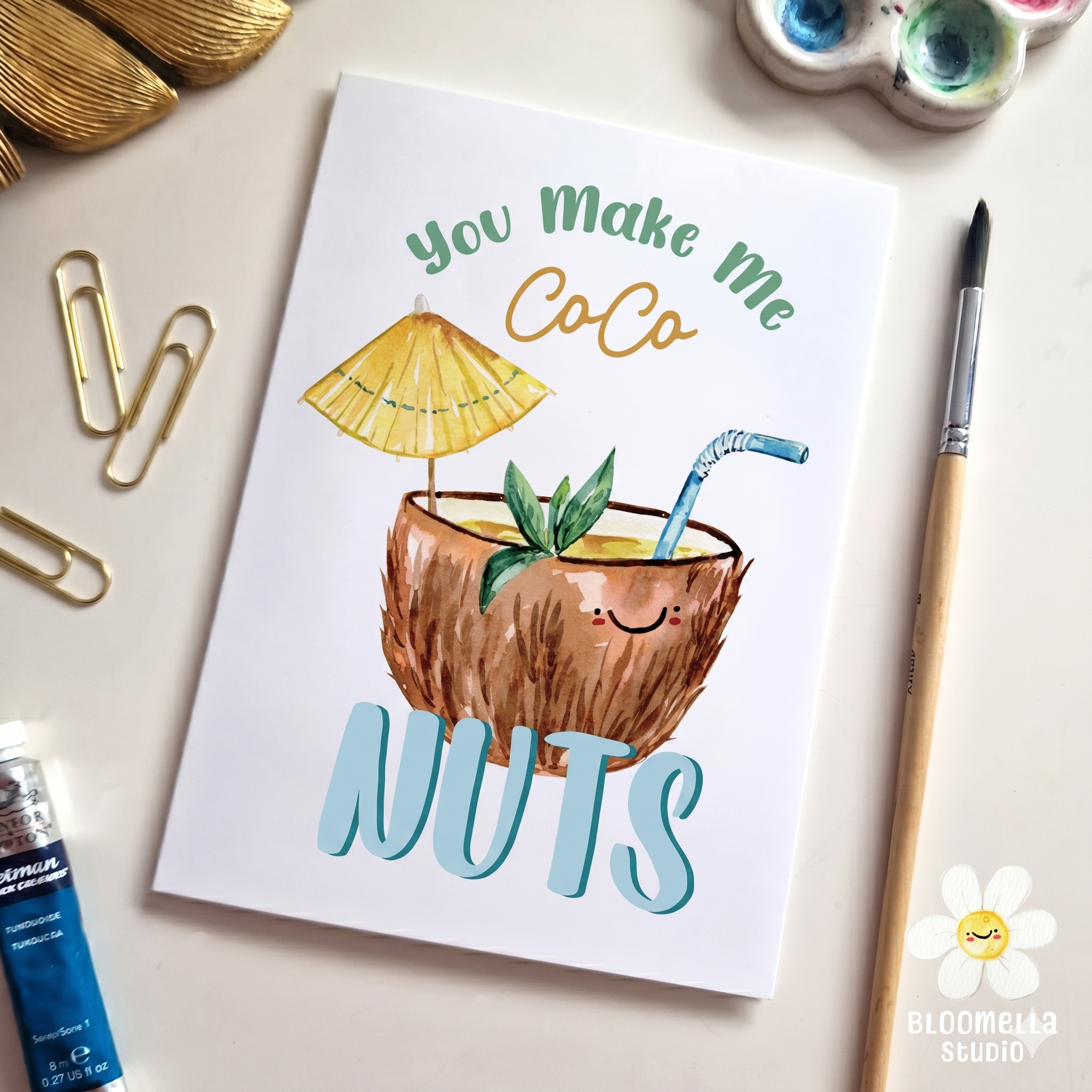 You Make Me CoCo Nuts Card