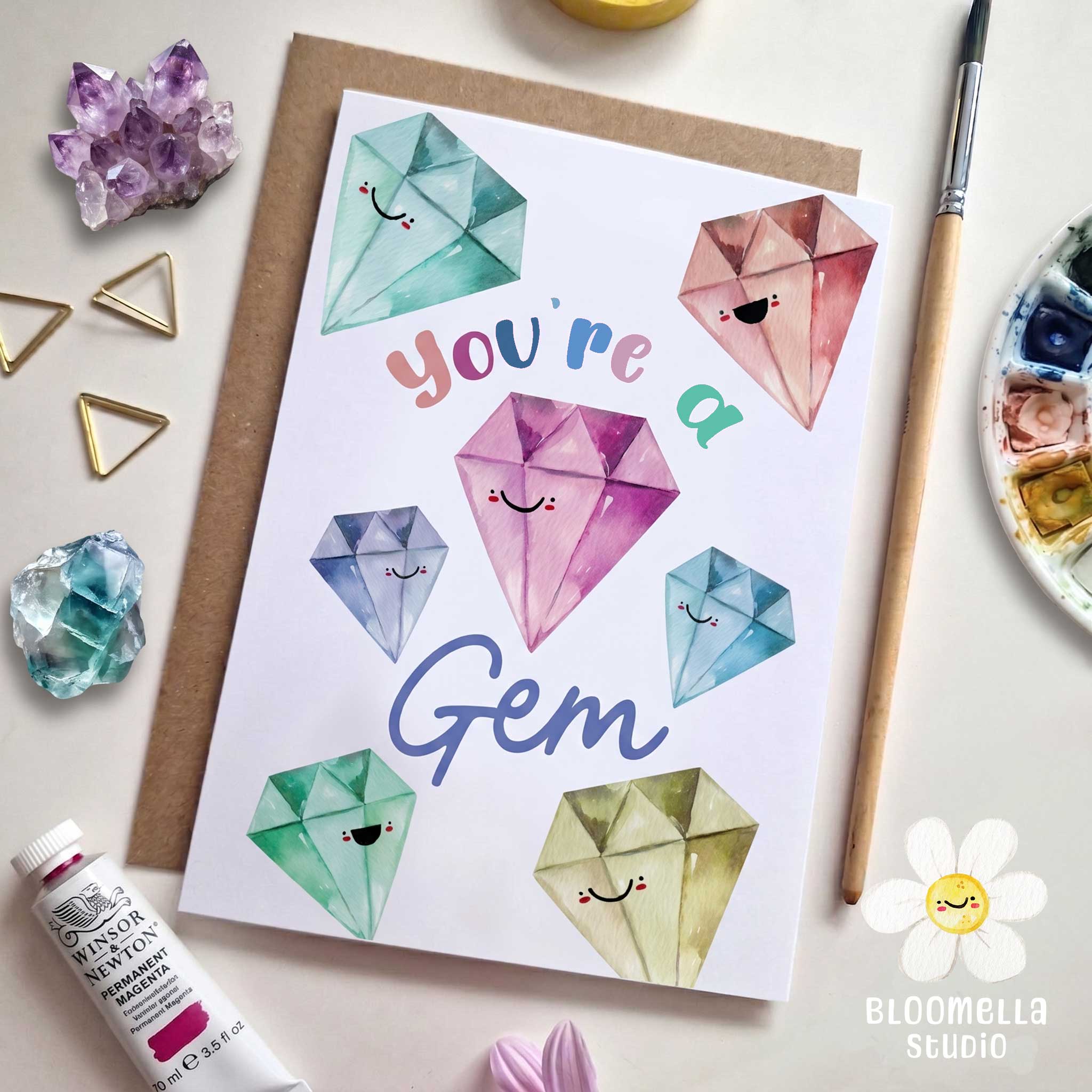 You're a Gem Greeting Card